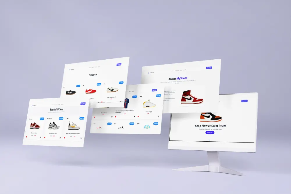 تصميم متجر إلكتروني احترافي لعرض وبيع المنتجات (متجاوب مع جميع الأجهزة)