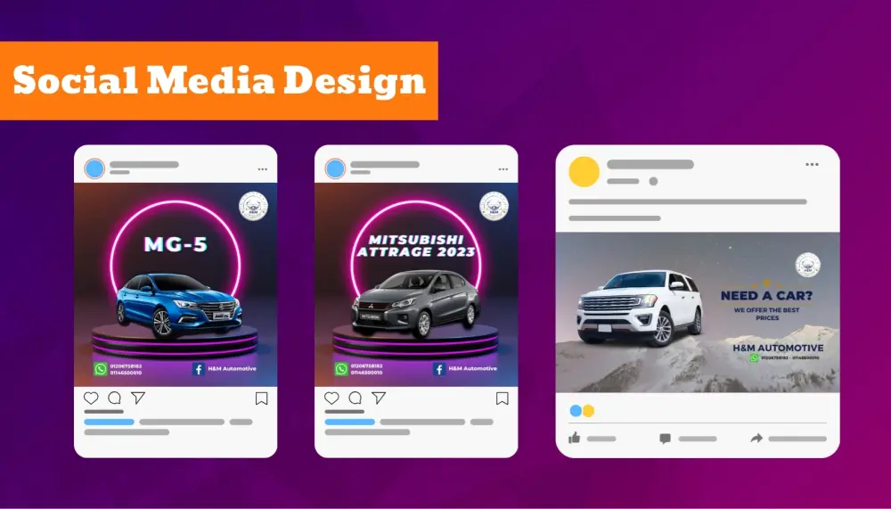 عمل بوست احترافي للسوشيال ميديا لمناصات التواصل الاجتماعي المختلفة مقابل