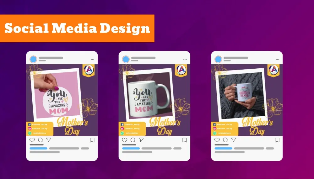 عمل بوست احترافي للسوشيال ميديا لمناصات التواصل الاجتماعي المختلفة مقابل