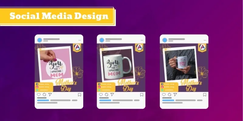 عمل بوست احترافي للسوشيال ميديا لمناصات التواصل الاجتماعي المختلفة مقابل