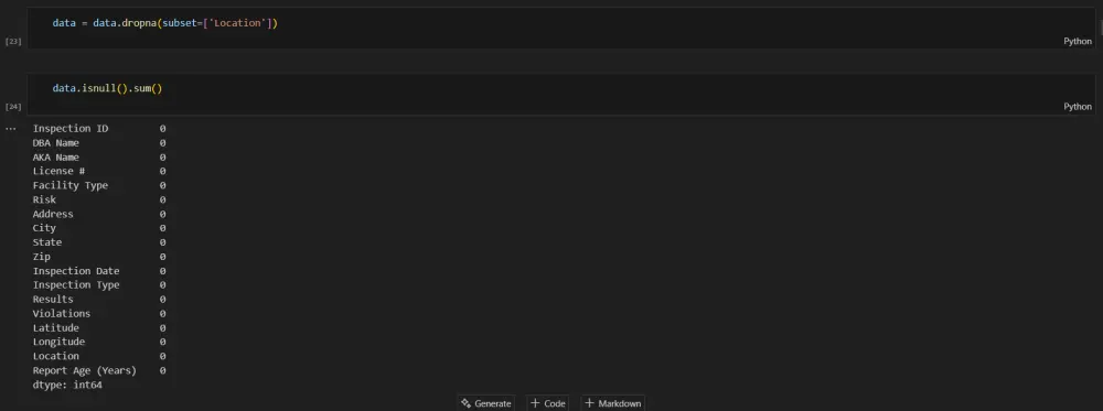 تحليل وتنظيف البيانات باستخدام البايثون