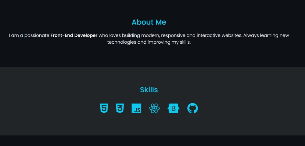 أقدّم تصميم موقع بورتفوليو شخصي