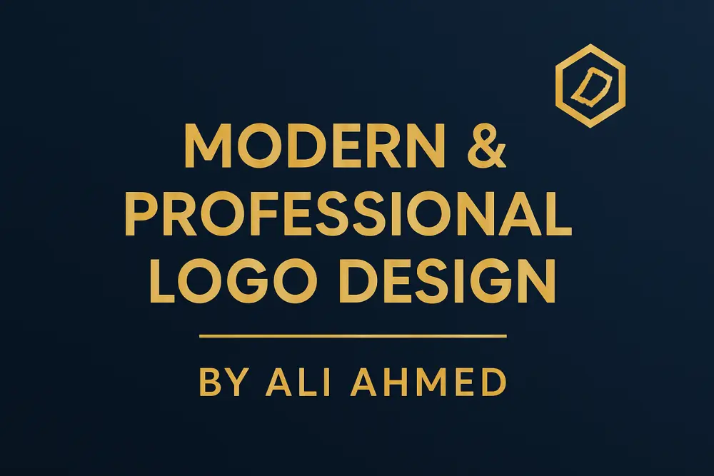 سأقدّم تصميم شعار احترافي وفريد يعكس هوية مشروعك بأسلوب عصري ومميز، باستخدام أحدث أدوات التصميم وبجودة عالية تناسب الطباعة والسوشيال ميديا.