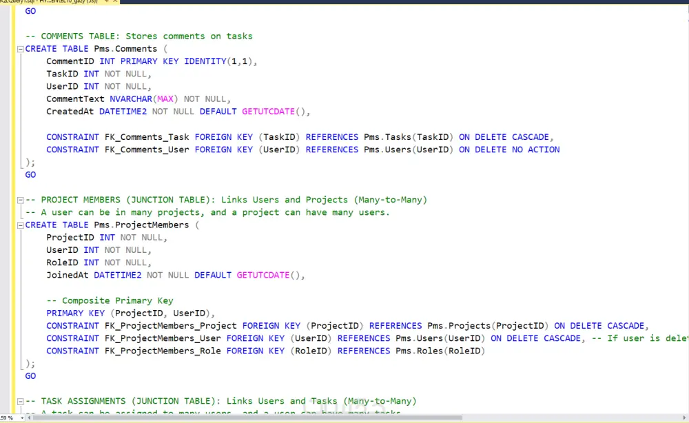 بناء قاعدة بيانات مُحسَّنة تضمن لك الأداء العالي وسهولة الوصول للبيانات.