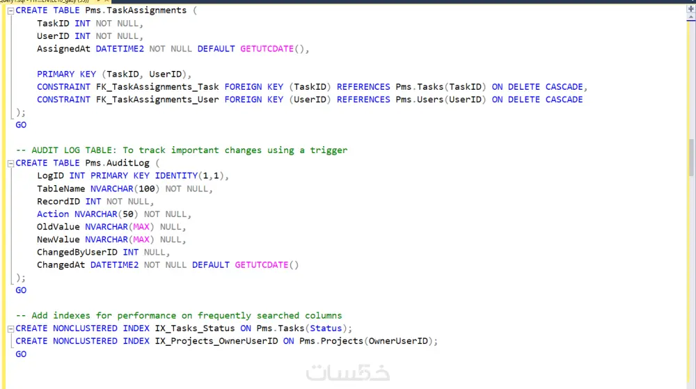 بناء قاعدة بيانات مُحسَّنة تضمن لك الأداء العالي وسهولة الوصول للبيانات.