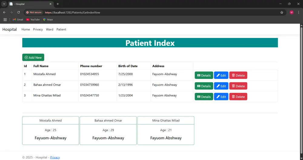 بناء نظام إدارة حسب نشاطك باستخدام ASP.NET MVC