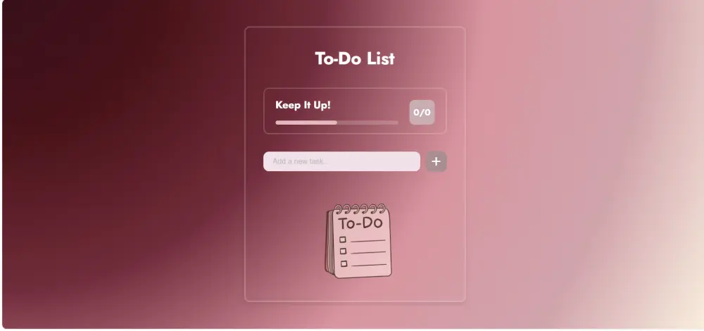 تطوير تطبيق قائمة مهام (To-Do List) تفاعلي باستخدام HTML وCSS وJavaScript
