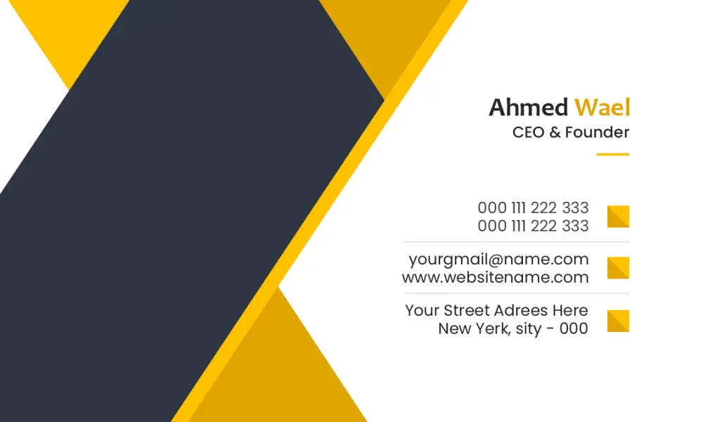 تصميم بيزنس كارد