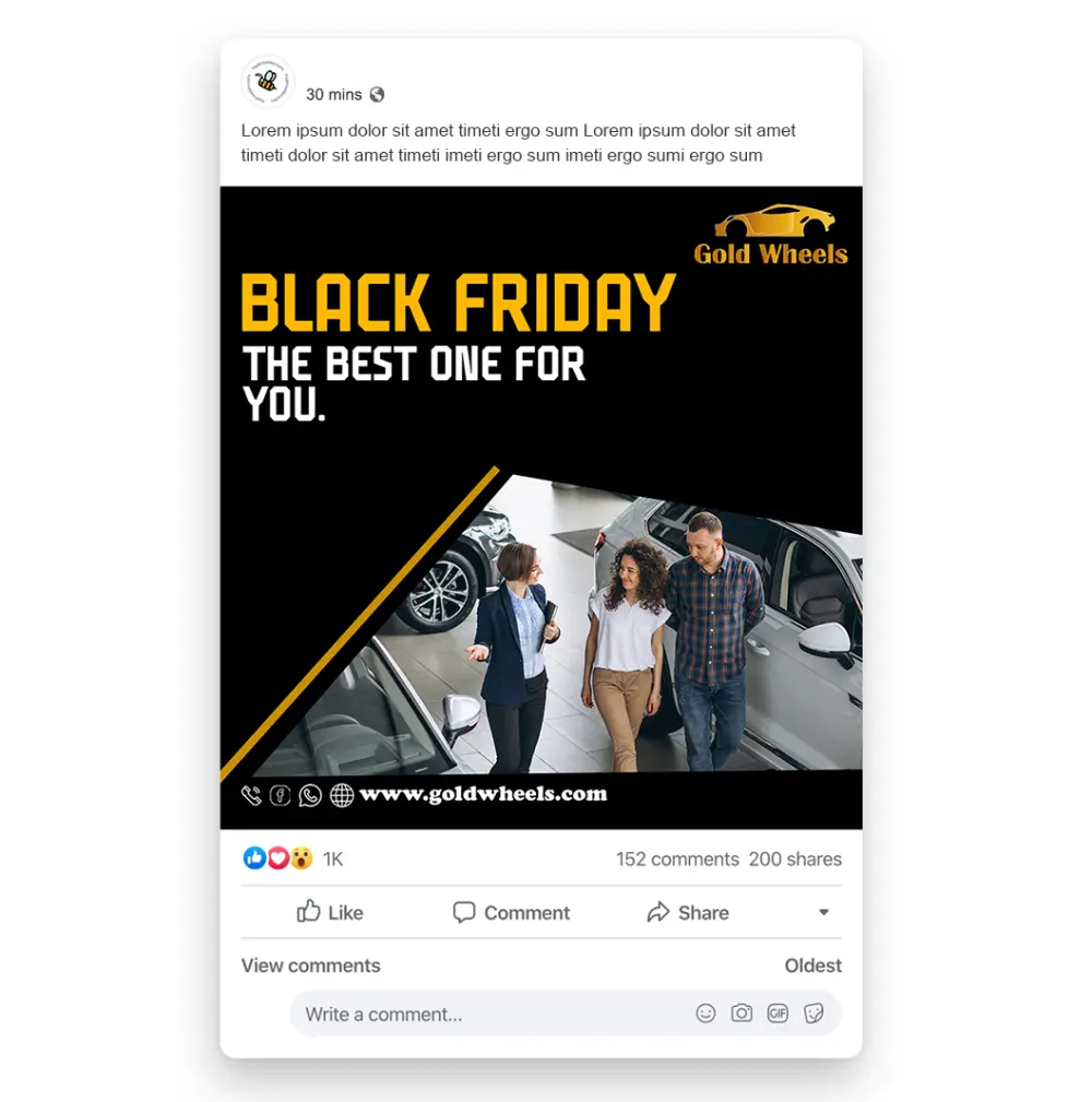 تصميم بوست واحد  سوشيال ميديا بطريقة احترافيه مقابل 5 دولار فقط