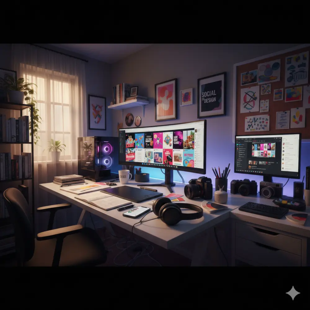 تصميمات بوستات احترافية للسوشيال ميديا