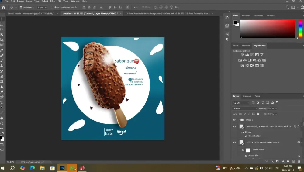 تصميمات بوستات احترافية للسوشيال ميديا