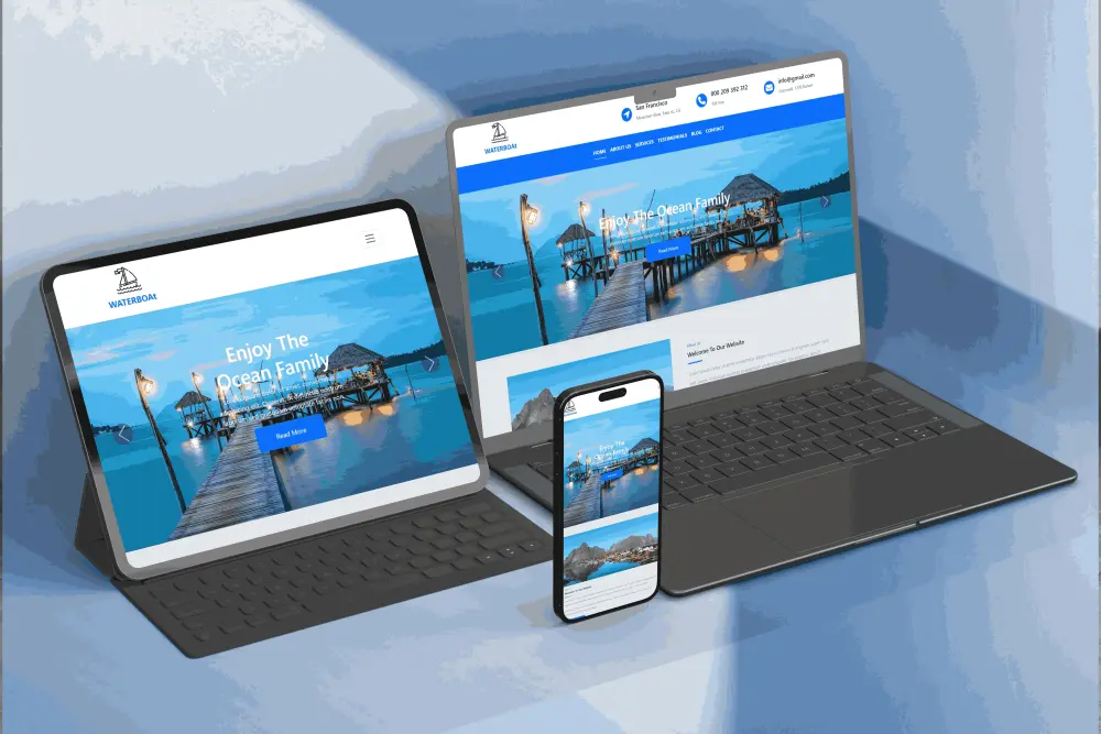 تصميم landing page احترافي