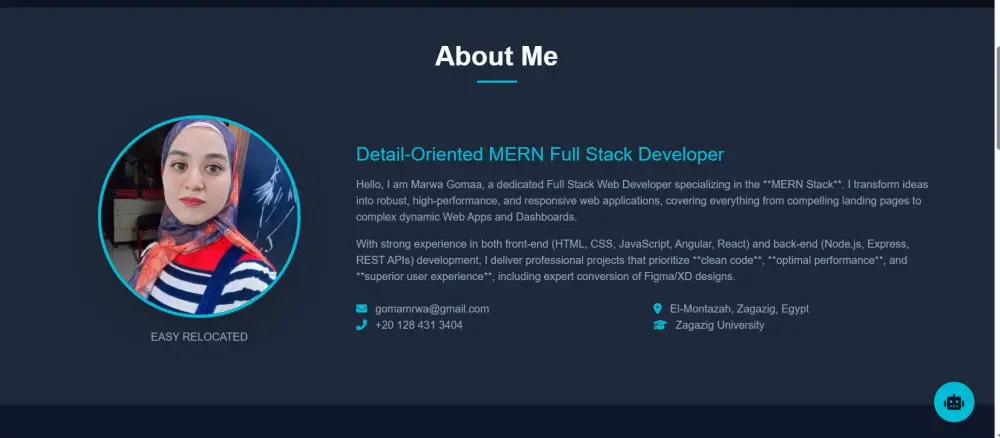 بورتفيليو عصري وانيق متوافق مع جميع الاجهزه