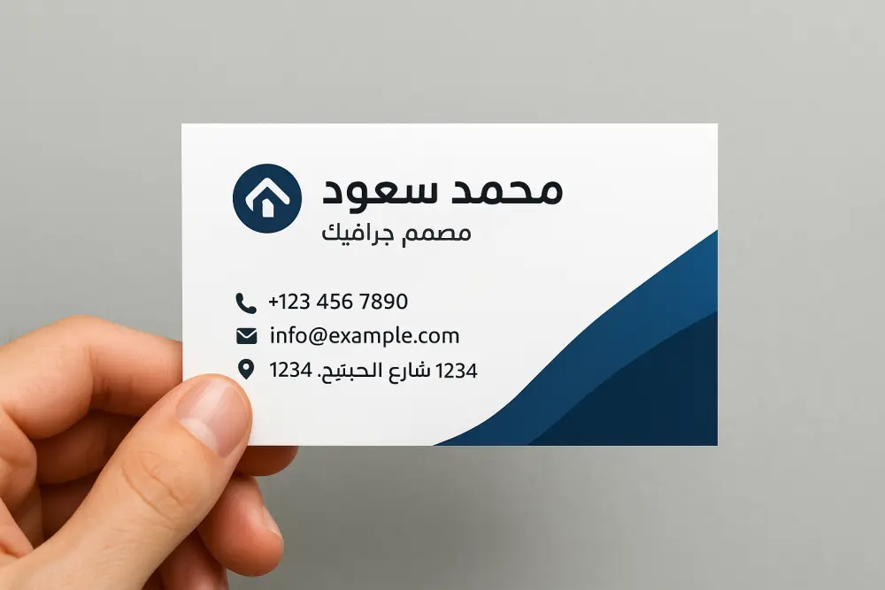 تصميم بطاقات عمل احترافية مميزة✨