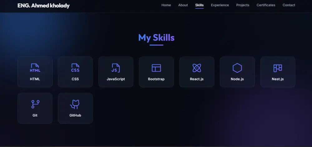 إنشاء موقع شخصي احترافي يعرض مهاراتك وأعمالك باحتراف