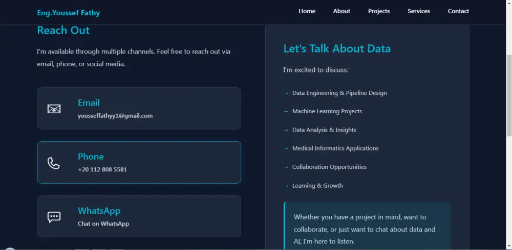 إنشاء موقع شخصي احترافي يعرض مهاراتك وأعمالك باحتراف