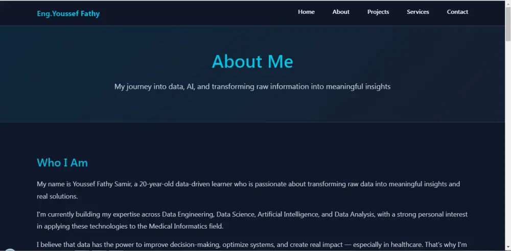 إنشاء موقع شخصي احترافي يعرض مهاراتك وأعمالك باحتراف