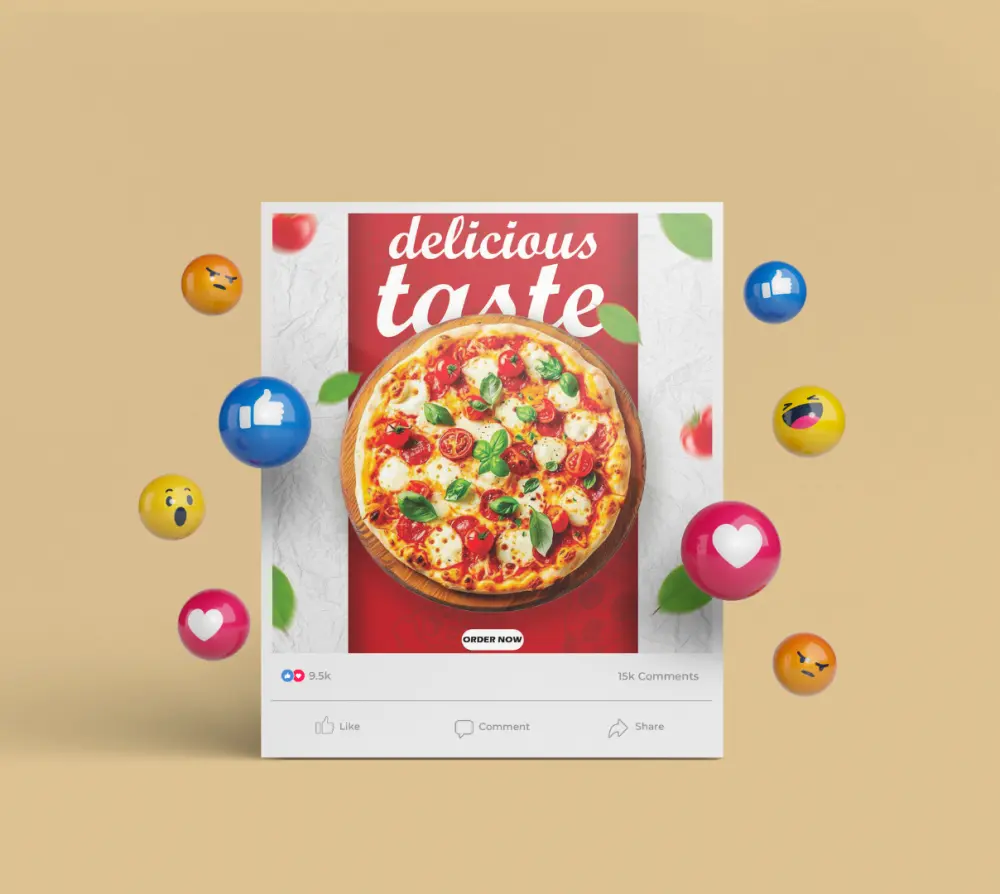 تصميم منشورات سوشيال ميديا احترافية بجودة عالية