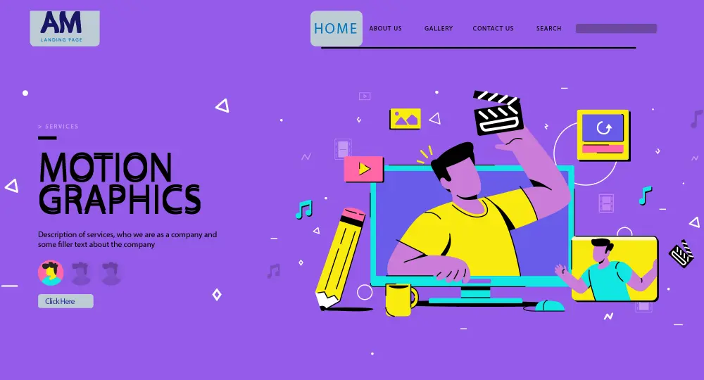 بضغطة زر حول فكرتك لموشن جرافيك