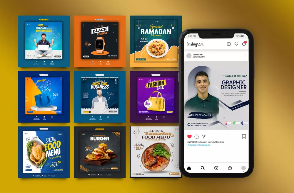 تصميم سوشيال ميديا مميزة