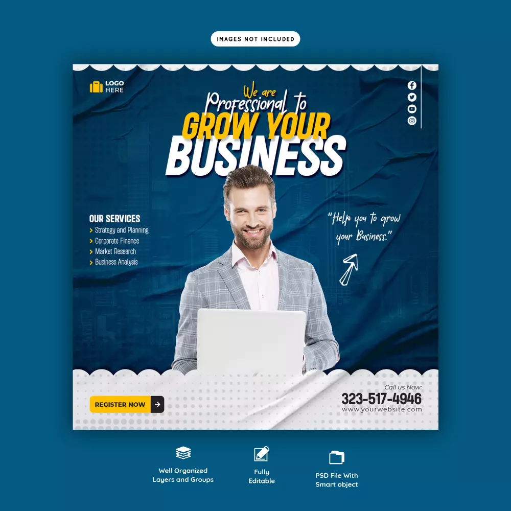 تصميم سوشيال ميديا مميزة