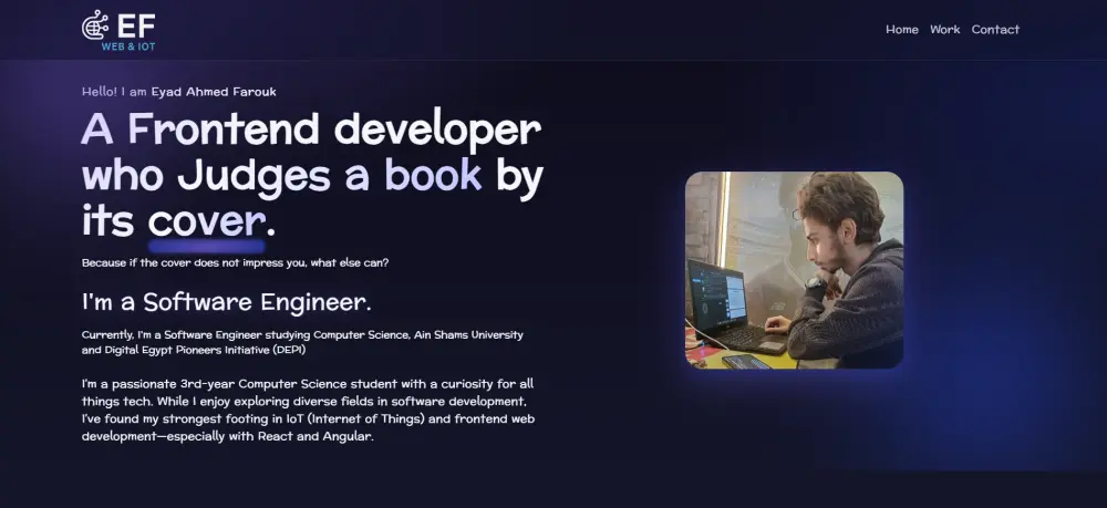 إنشاء موقع شخصى تعريفى Portfolio