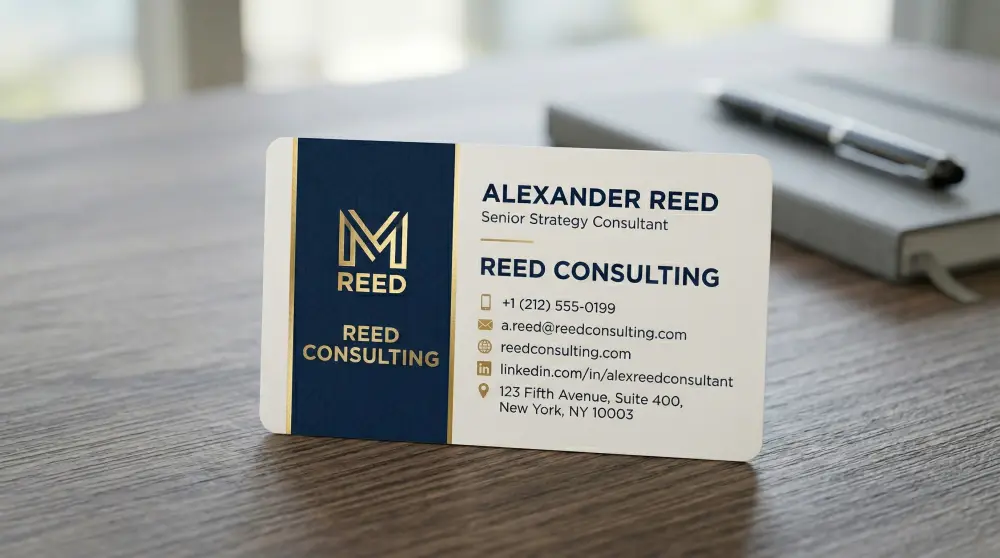 تصميم بطاقات أعمال (Business Card) مبتكرة وهوية بصرية متكاملة لنشاطك