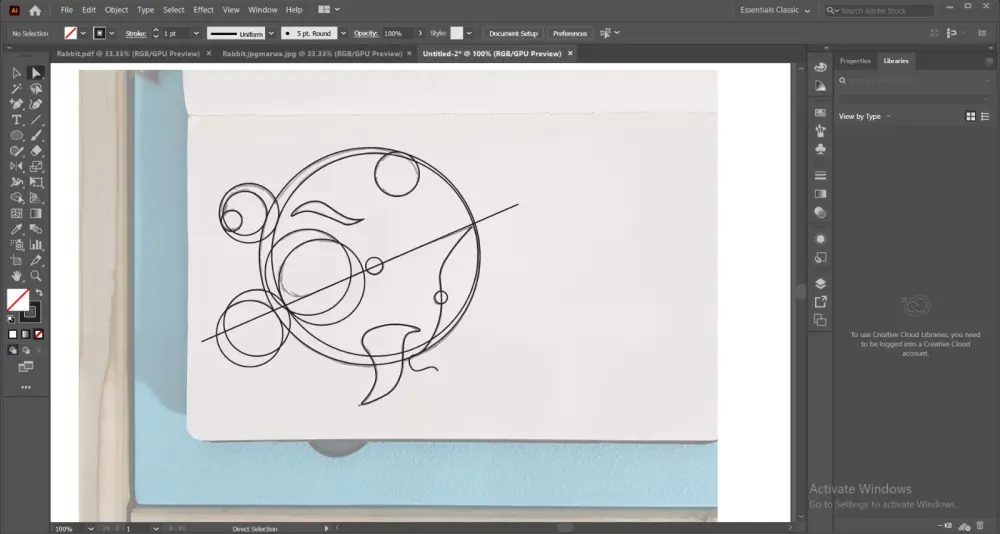 تصميم لوجو واحد