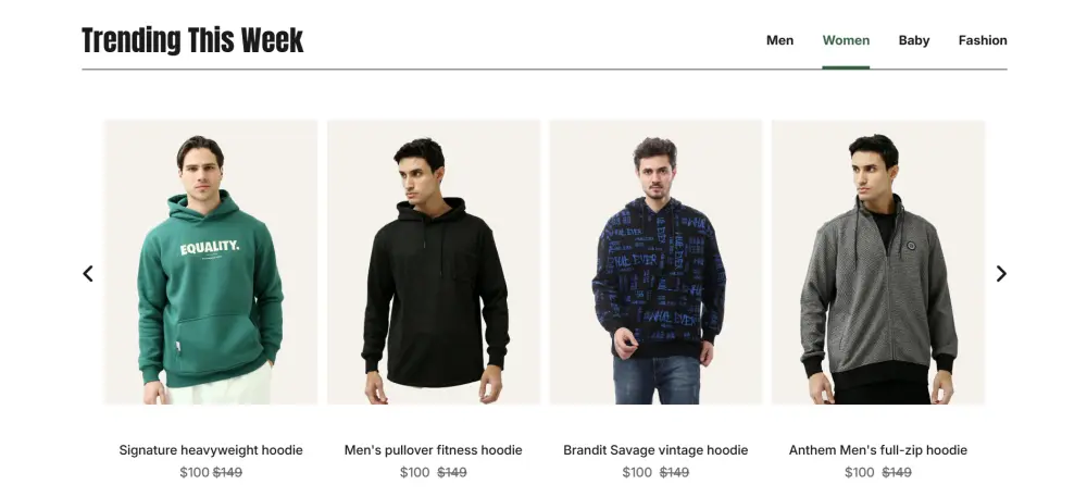 تنفيذ تصميم موقع واجهة أمامية