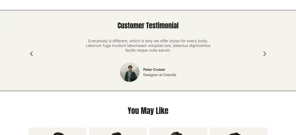 تنفيذ تصميم موقع واجهة أمامية