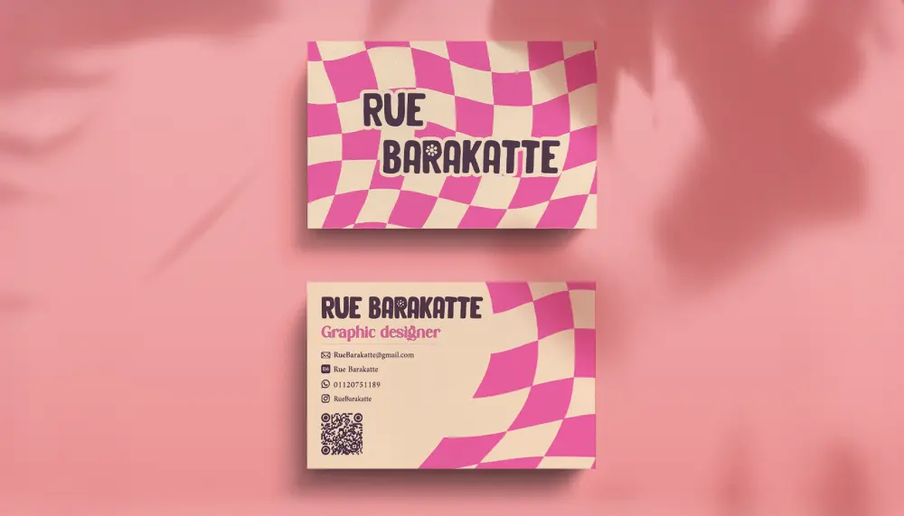 تصميم بطاقات عمل فريدة و عصرية