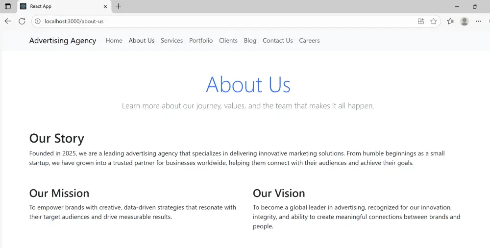 موقع ويب احترافي