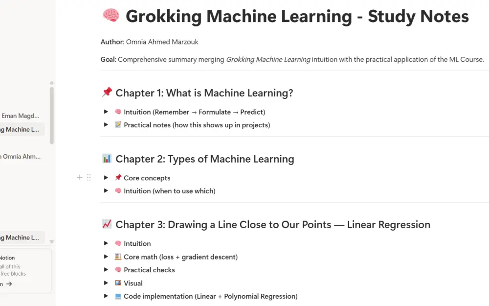تصميم وإعداد مساحات عمل وأنظمة إنتاجية احترافية على Notion