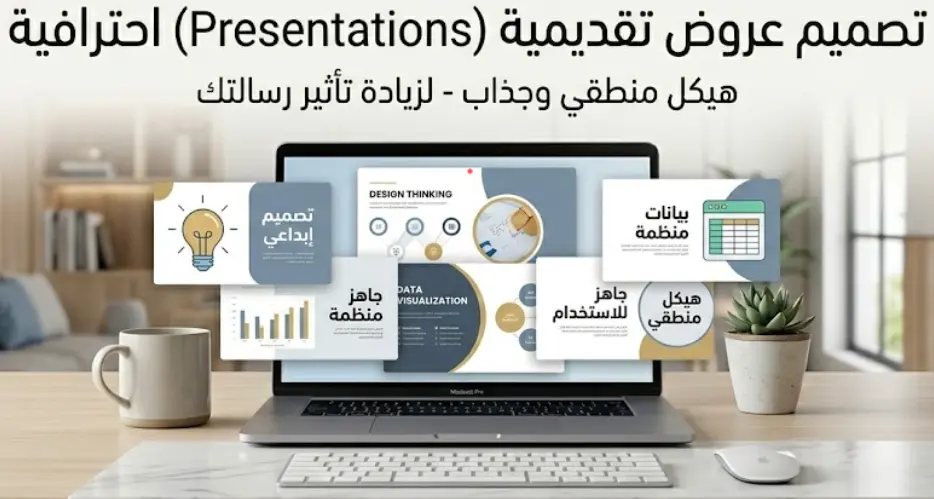 تصميم عروض تقديمية (Presentations) احترافية وجذابة باستخدام Canva