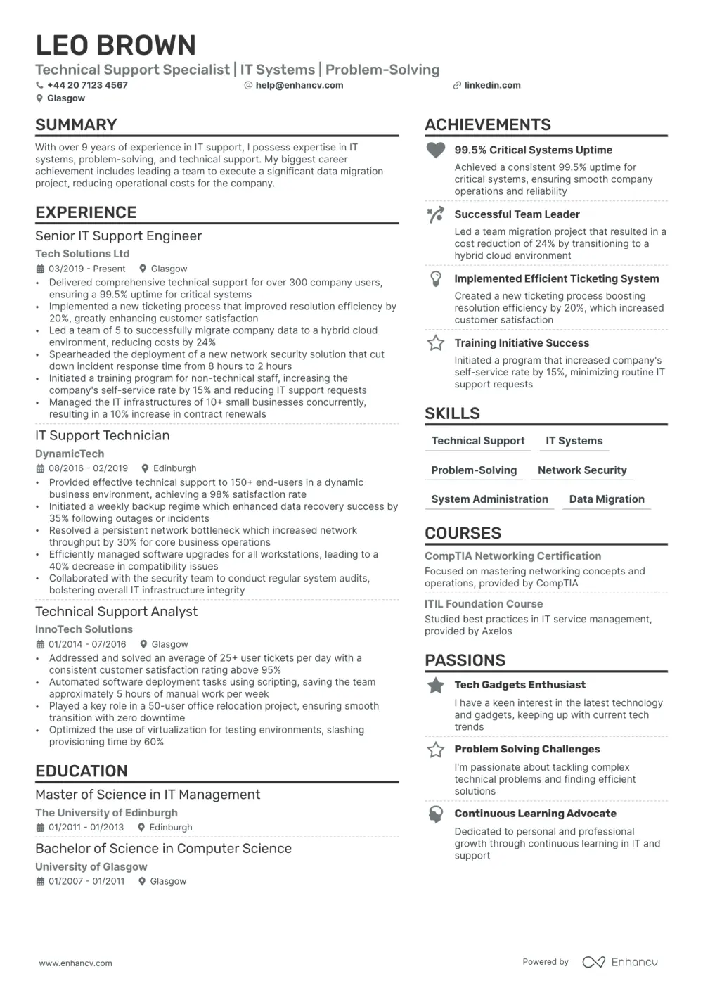 تصميم سيرة ذاتية (CV) احترافية بتنسيق جذاب وجاهزة للطباعة أو الإرسال
