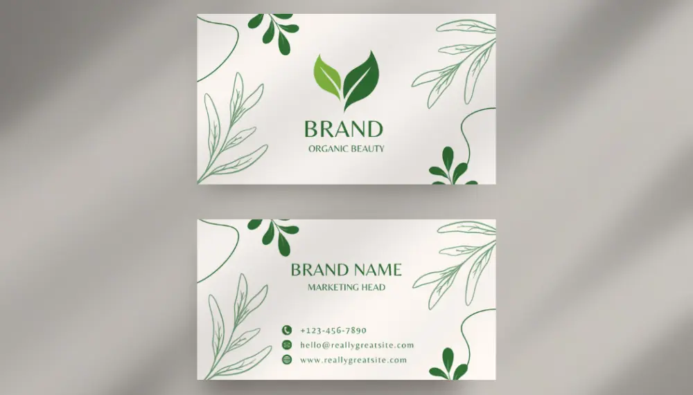 تصميم بطاقة أعمال مميزة تعكس هويتك المهنية