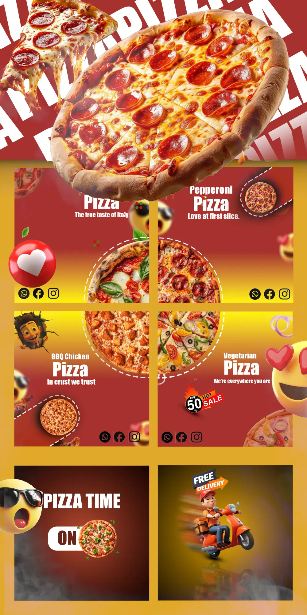 تصميمات سوشيال ميديا احترافيه