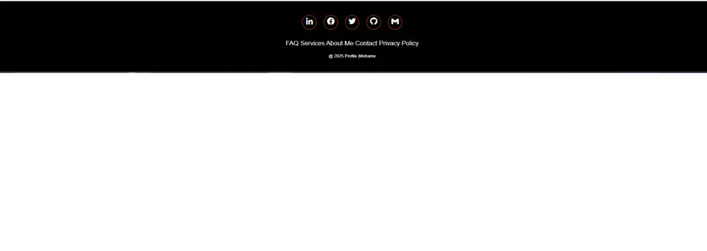 تصميم موقع بورتفوليو شخصي احترافي باستخدام HTML وCSS متجاوب لجميع الأجهزة