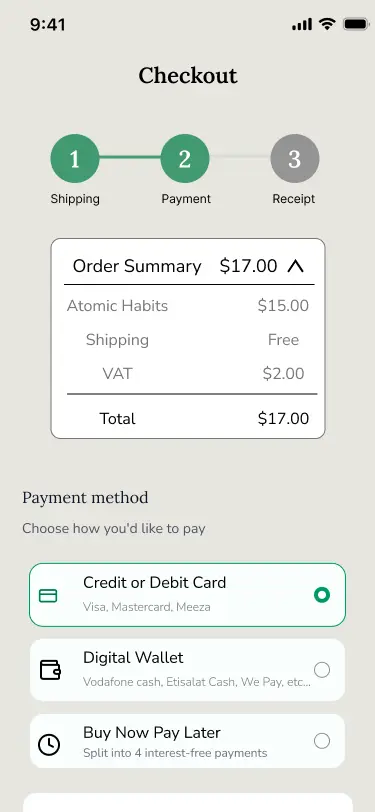 تصميم واجهة مستخدم (صفحة هبوط - تسجيل دخول)