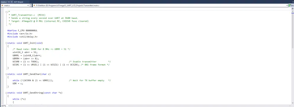 تكويد انظمة تحكم باستخدام Embedded system coding (C,C++,AVR) - (C,C++,AVR)