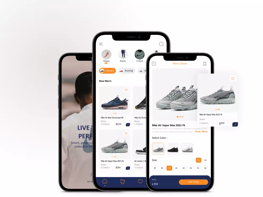 تصميم موك اب 4 صور احترافية لتطبيقك مقابل 10 دولار