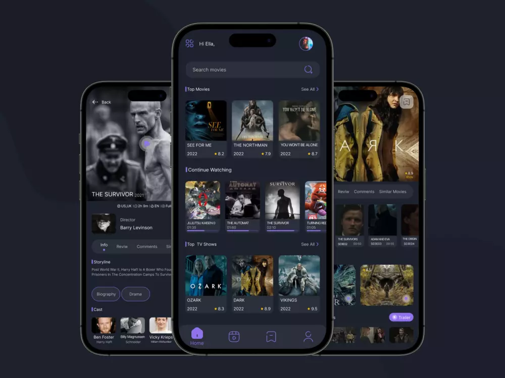 تصميم موك اب 4 صور احترافية لتطبيقك مقابل 10 دولار