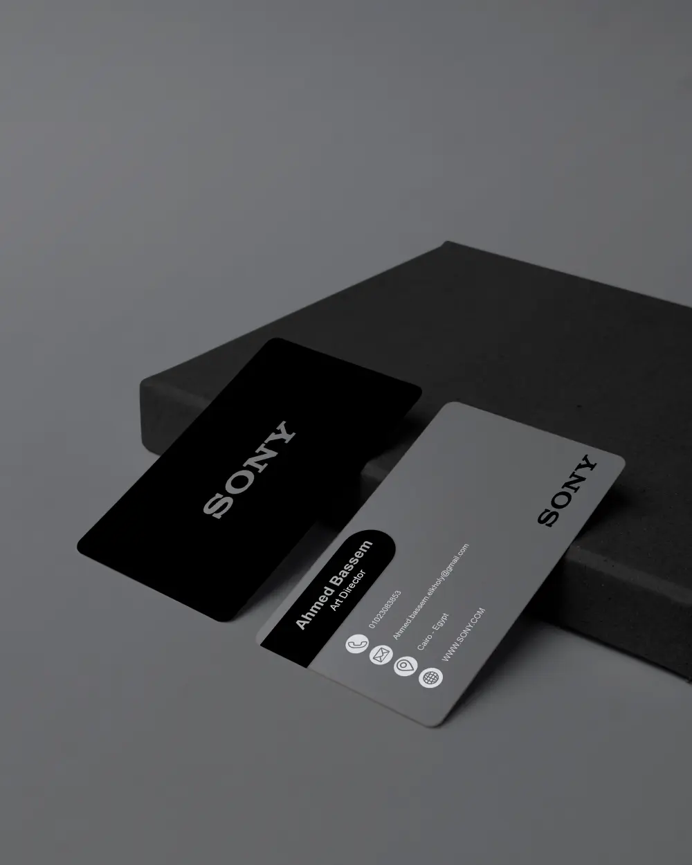 تصميم بطاقات اعمال احترافية