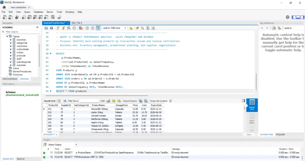 تحليل البيانات وكتابة استعلامات SQL احترافية