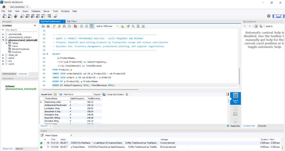 كتابة استعلامات SQL احترافية ل MySQL