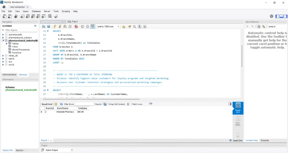 كتابة استعلامات SQL احترافية ل MySQL