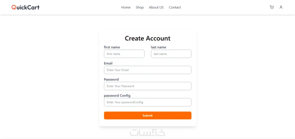 برمجه وتطوير متجر الكتروني باستخدام react.js / php