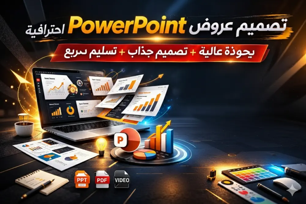 تصميم بوربوينت بشكل احترافي