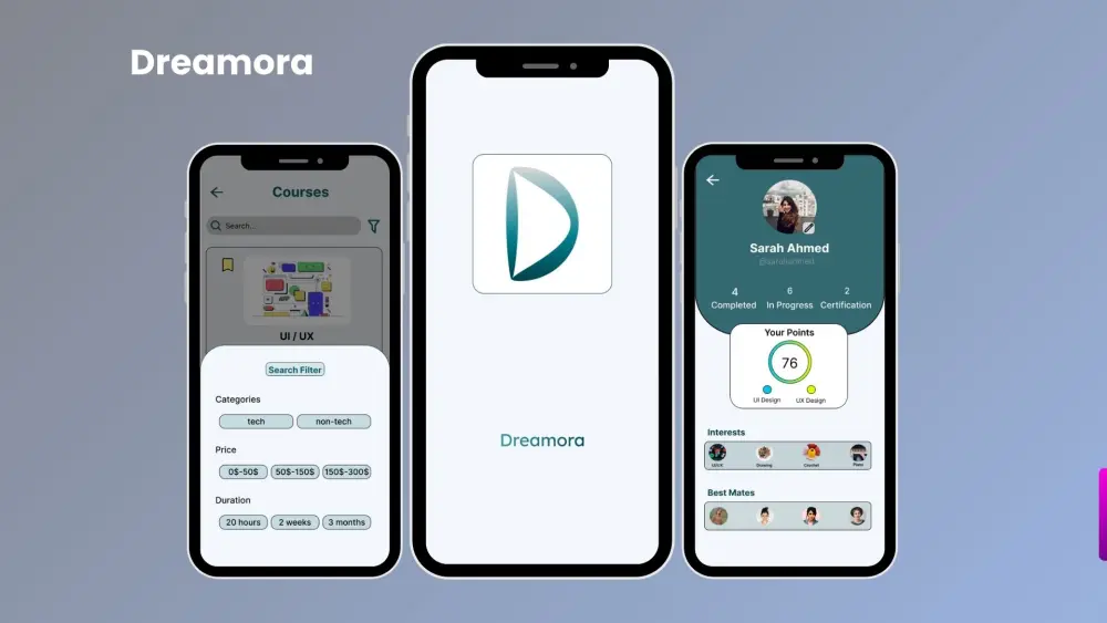 سأصمم واجهة تطبيق موبايل و مواقع باستخدام Figma