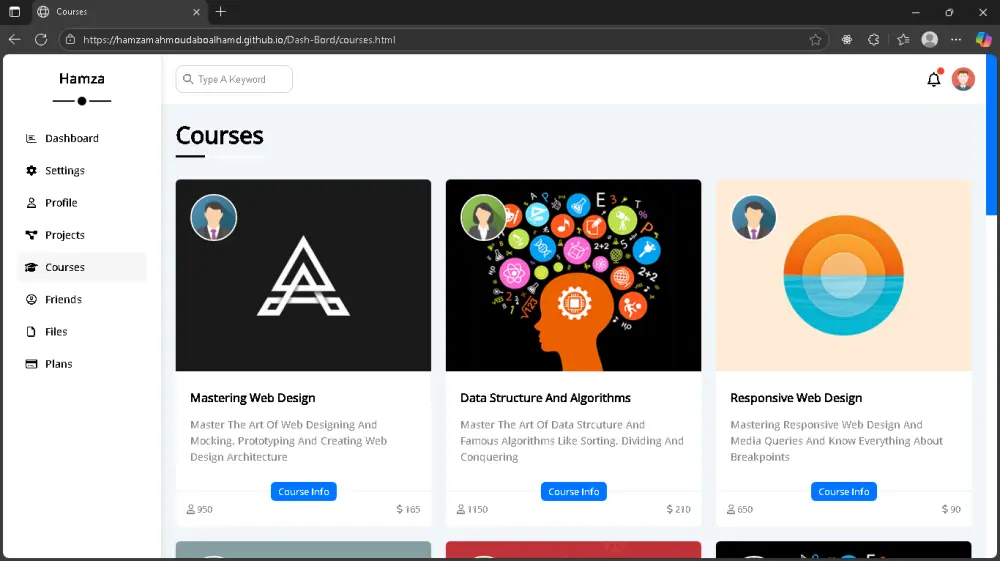 صميم واجهات المواقع الالكترونيه Frontend Developer